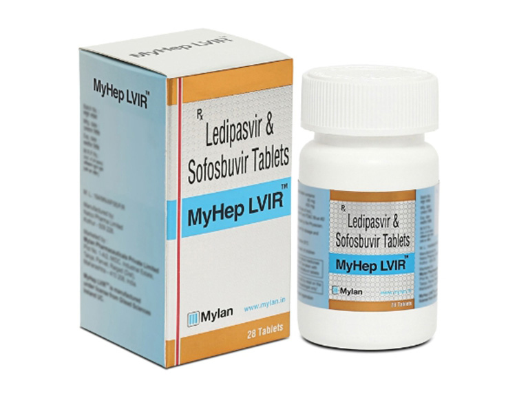 Mylan launches generic Harvoni(R) (Ledipasvir/Sofosbuvir) under the brand name MyHep LVIR(TM) in India (PRNewsFoto/Mylan N.V.)