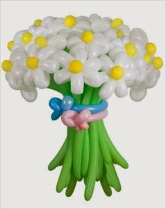 Цветы из воздушных шаров: выгодное и яркое решение