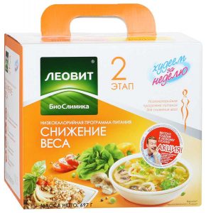 Что представляет собой система питания Худеем за неделю от компании Леовит?